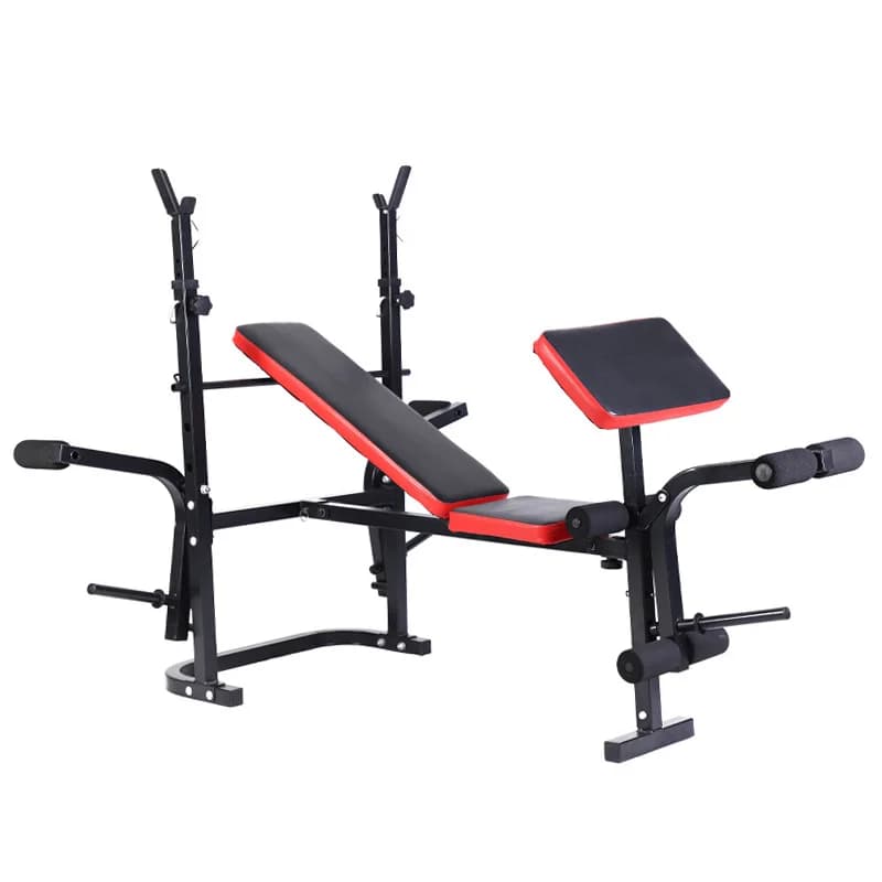 Adjustable weight bench for direct sales in factory bench with folding handlebars for heavy loads