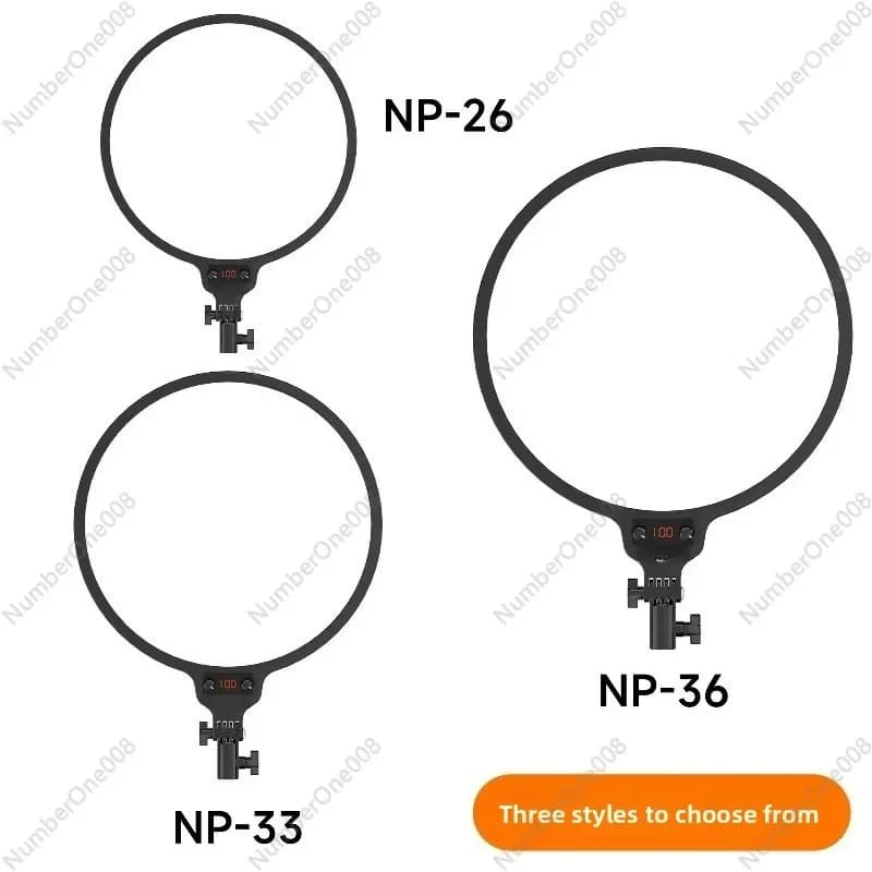 360 ° Luce ad Anello Rotante con Illuminazione a Schermo Intero, Effetto Bellezza Automatico, Luce LED per Fotocamera per Streaming Live e Trucco