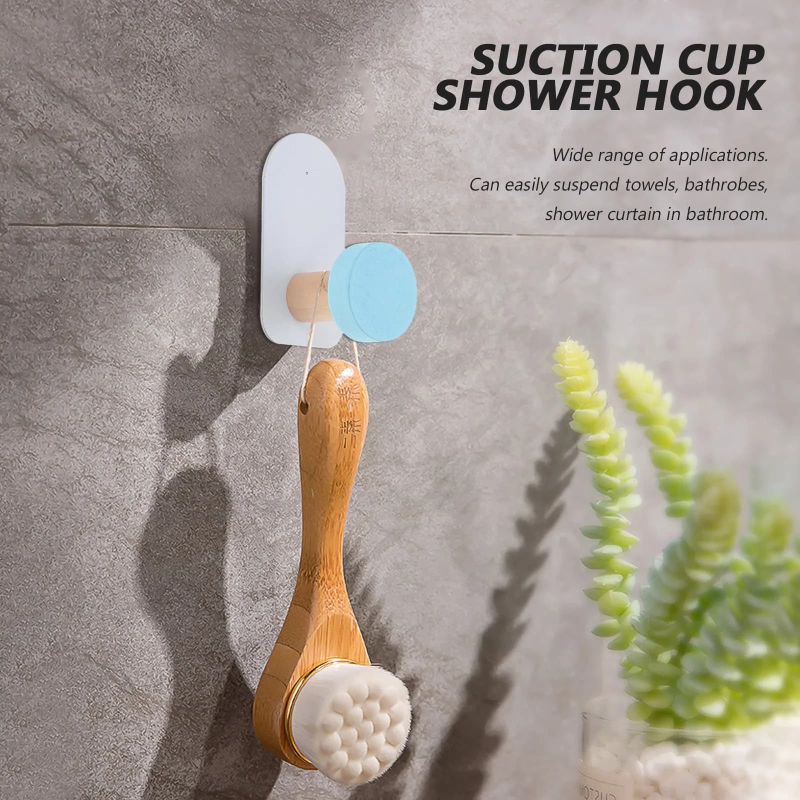 5Pcs Macaron Color Adhesive Door Hooks Wooden Iron Heavy Duty Wall Hooks for Kids Room Bathroom Kitchen Coats Hats Backpacks