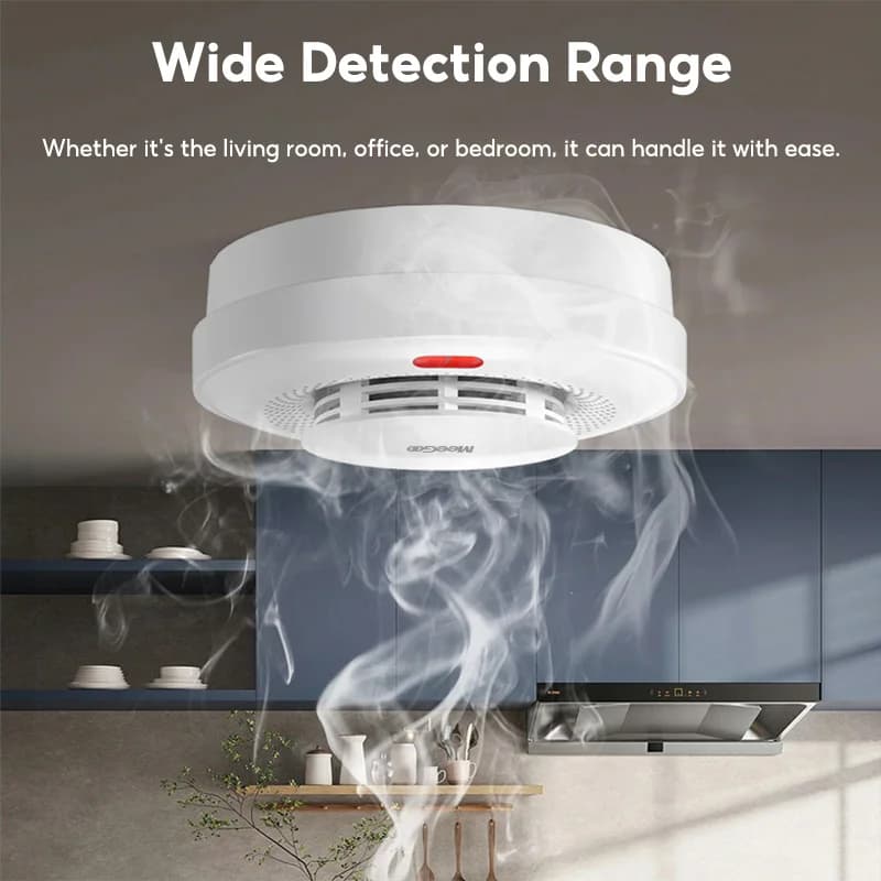 Carbon Monoxide Alarm Detector Battery Powered Smoke and Carbon Monoxide Detector Alarm LCD Display CO Detector for Home Depot