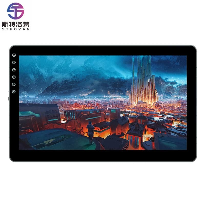 Tavoletta Grafica da 13,3 Pollici, 8192 Livelli di Pressione, 266PPS, Pad per Disegno e Firma, LCD Portatile a 10 Punti di Contatto