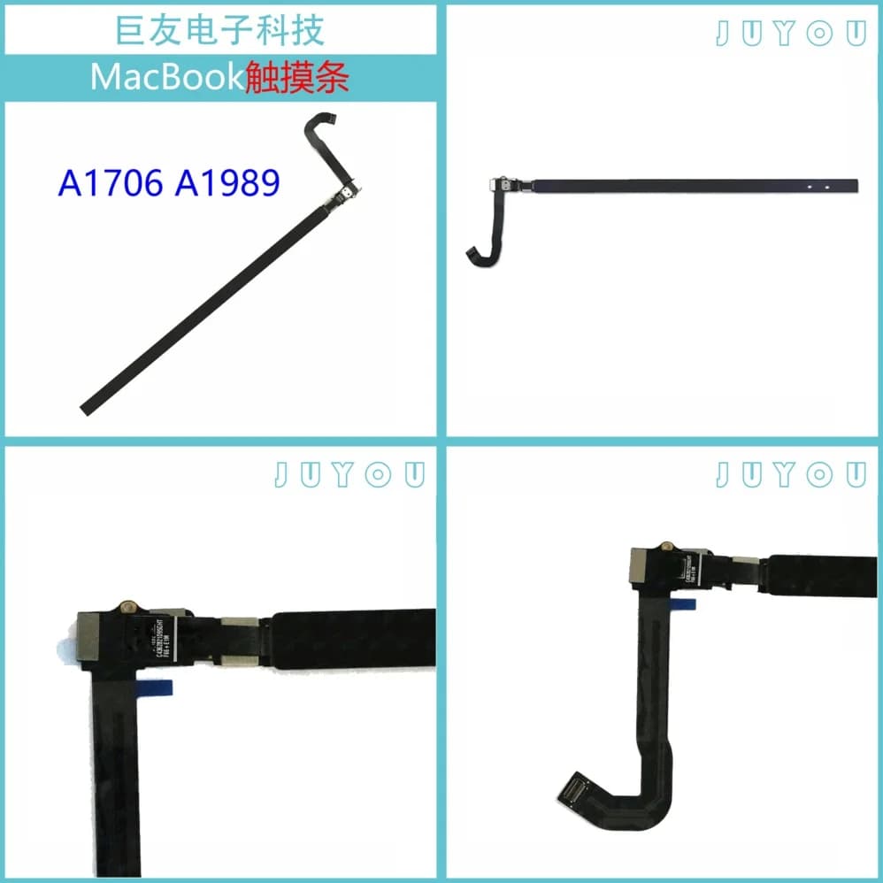Modulo Altoparlante Touch Bar con Cavo Flessibile per MacBook Pro A1706 A1989, Ricambio per Aggiornamento Audio Laptop Compatibile
