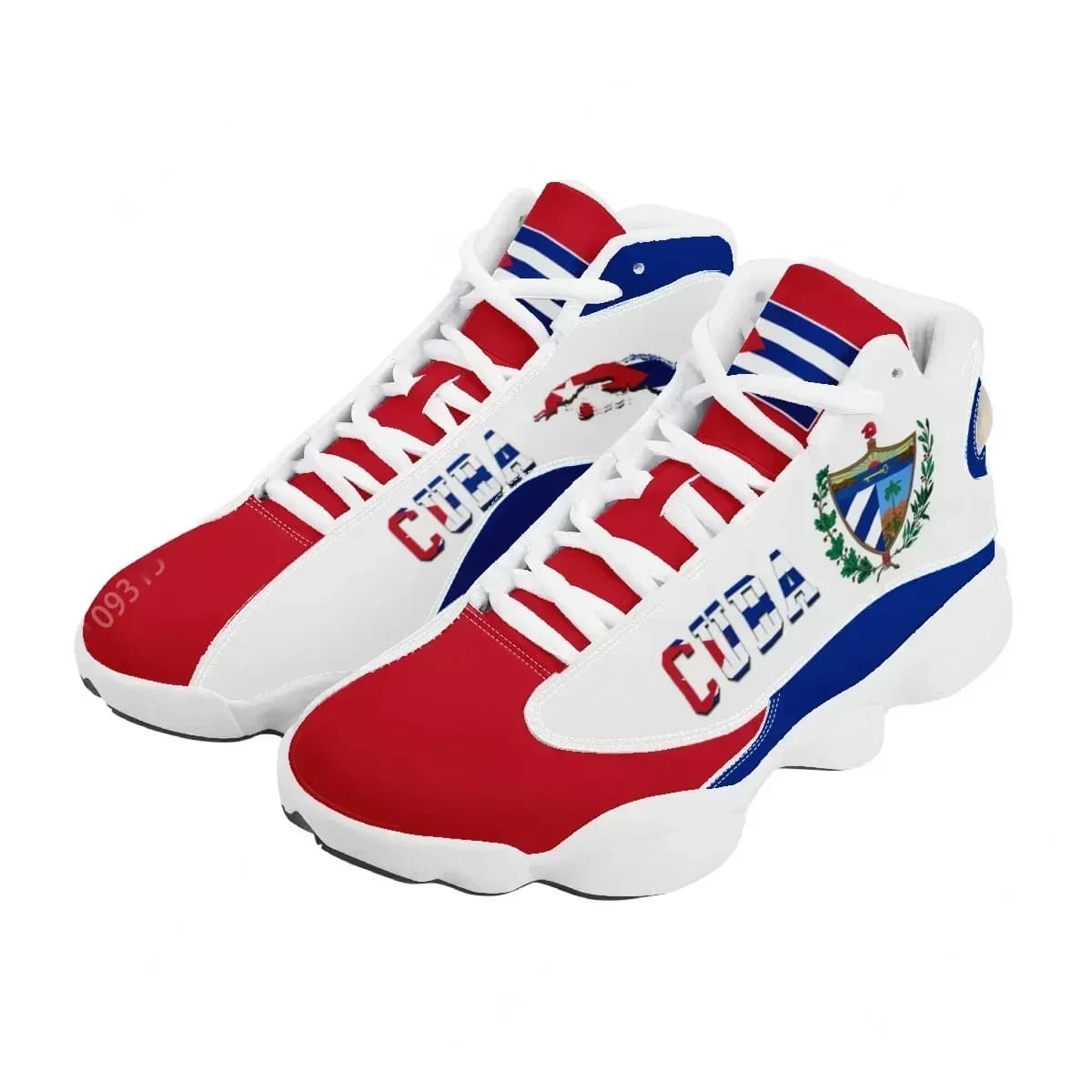 Sneakers da Basket con Stampa Bandiera di CUBA per Uomo, Scarpe da Tennis Personalizzate POD per Ragazzi, Regalo Personalizzato, Scarpe da Corsa, Dropshipping