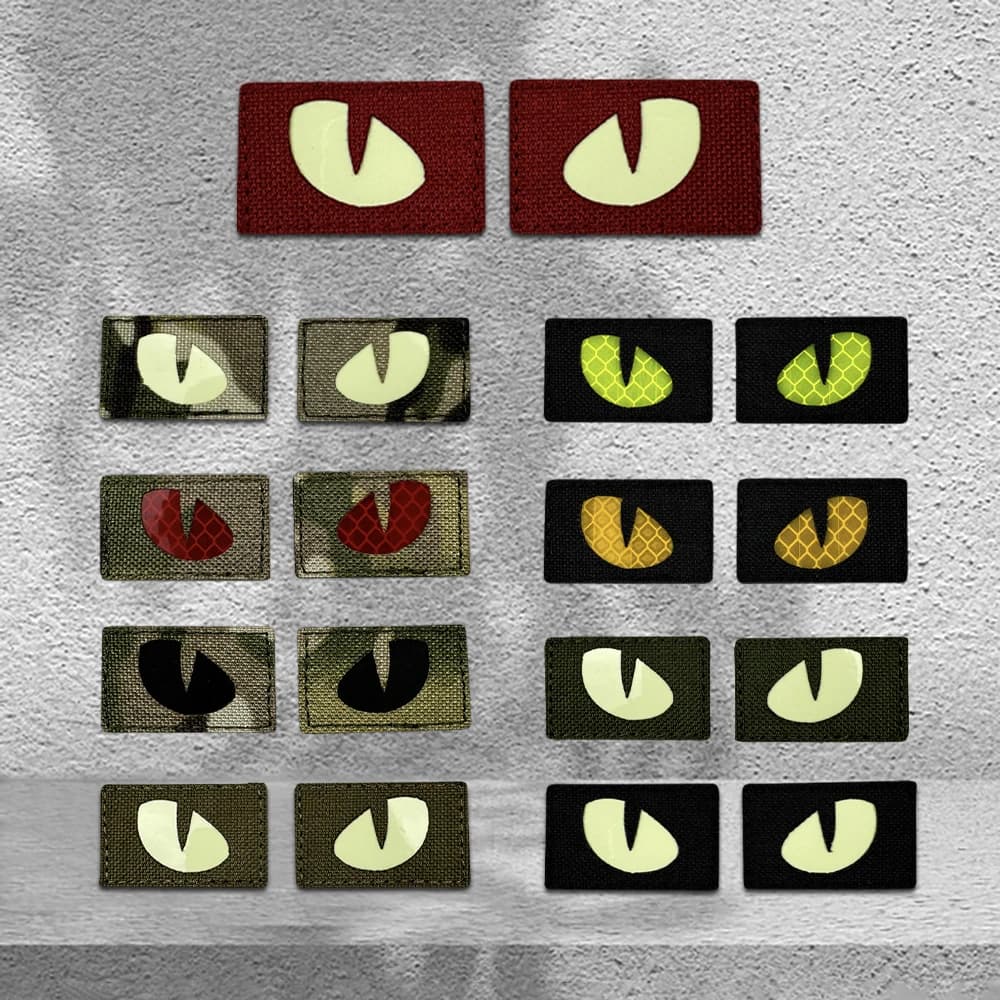 Adesivo laser riflettente e luminoso con design creativo personalizzato inciso, effetto luminoso, con chiusura a strappo sul retro, adatto per borse, zaini, gilet e toppe ricamate per abbigliamento.