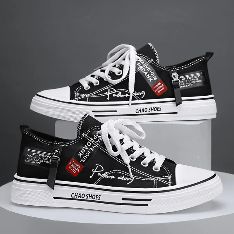 Scarpe stringate da uomo Scarpe da skate piatte per studenti casual di nuova tendenza Comfort traspirante Scarpe da passeggio estive sportive piatte leggere