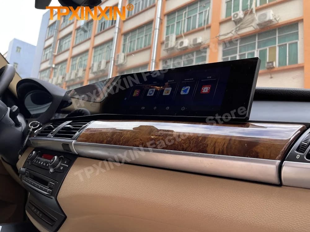 Double 12.3 Screen For BMW X5 X6 E70 E71 2007~2013 Android 13 Auto Multimedia GPS Navigation Car Radio Stereo Receiver Head Unit