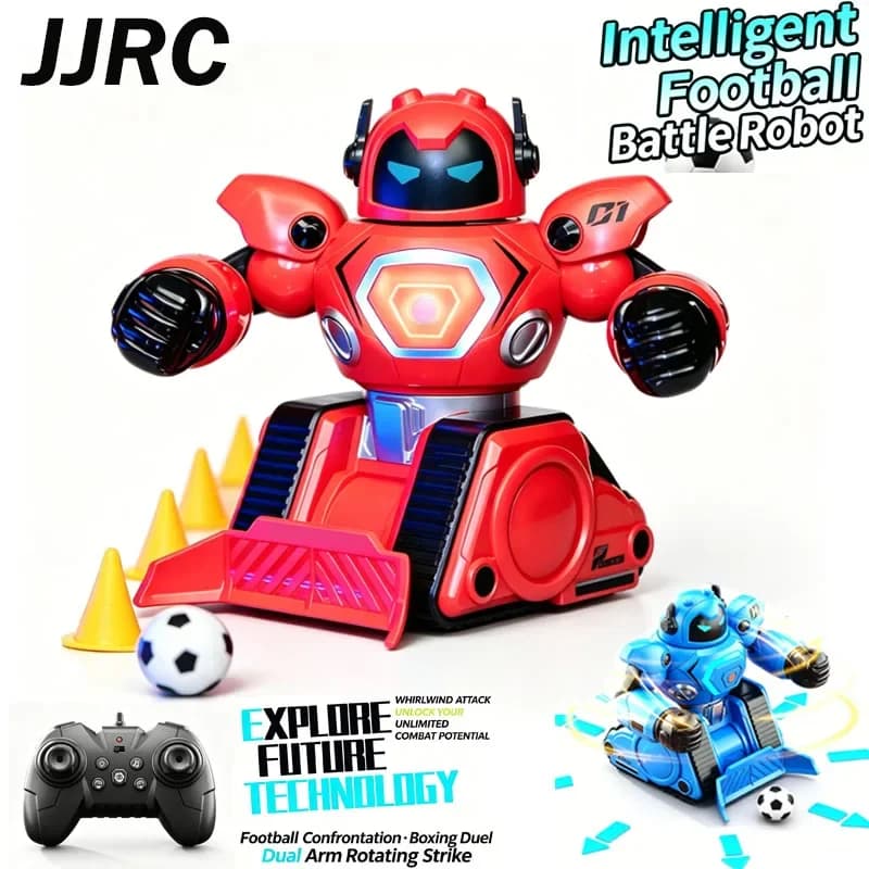 Nuovo Robot da Combattimento R30 2PCS RC, Robot da Calcio, Gioco Genitore-Figlio, Robot Telecomandato 2.4G, Giocattolo Robot da Combattimento per Bambini, Regalo per Bambini