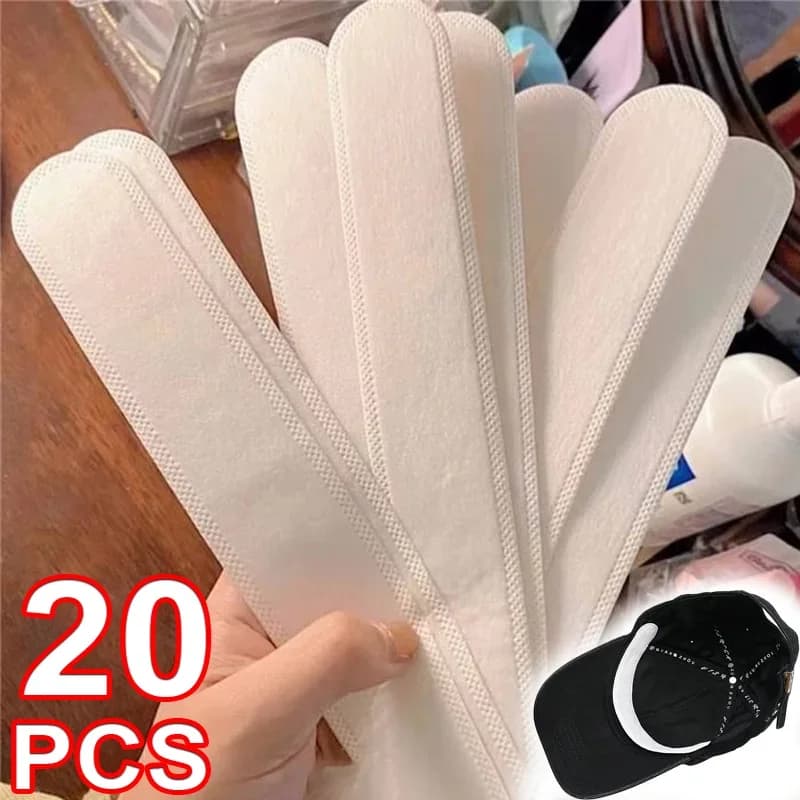 Sweat absorber stickers for hat Waxes for lining for summer cap sweat band visor Size reducer for hat Adhesive strips absorbing sweat