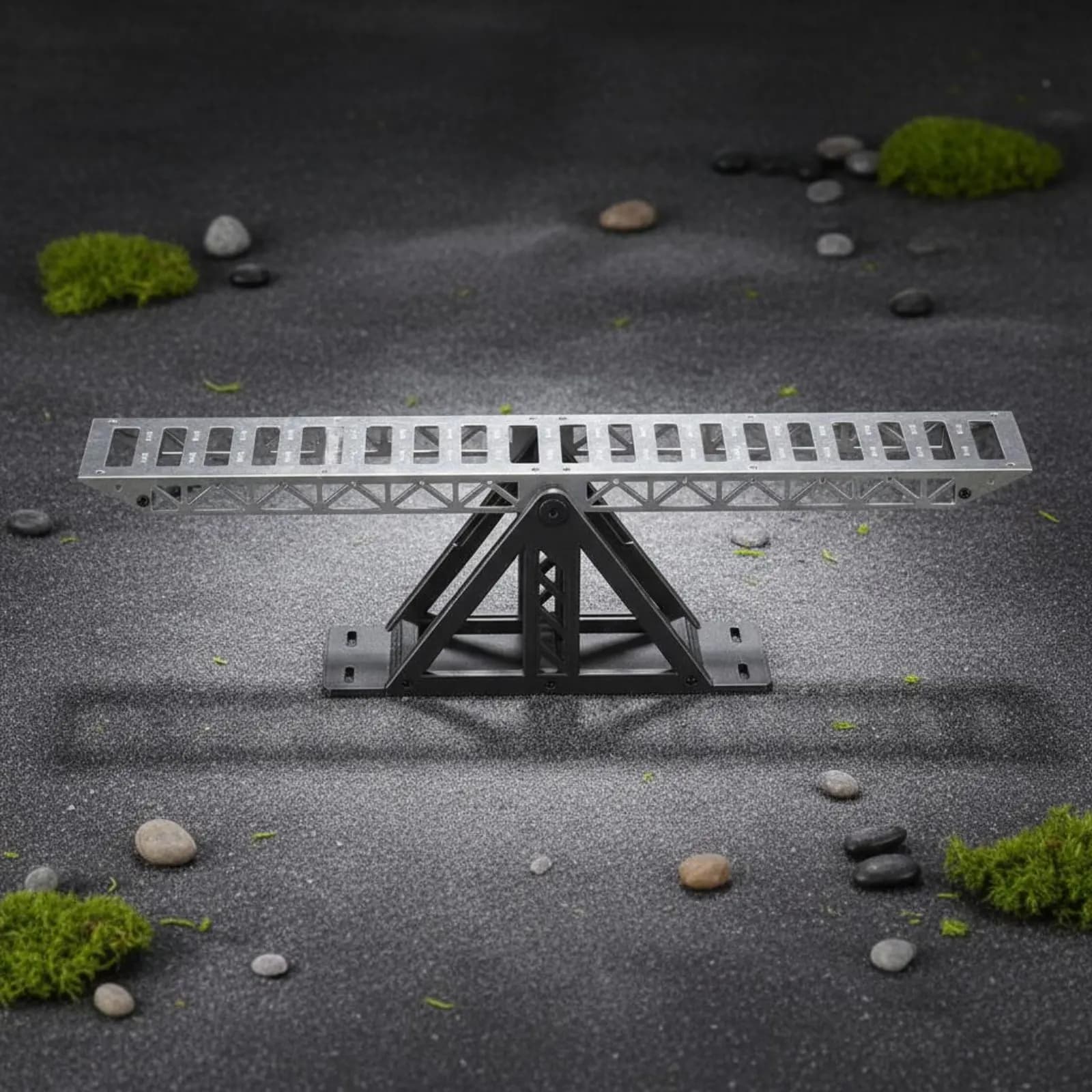 Rampa a Dondolo RC per Simulazione Ostacoli, Rampa Compatta per Mini Crawler, Percorso di Addestramento Portatile per Costruttori di Modellini Auto