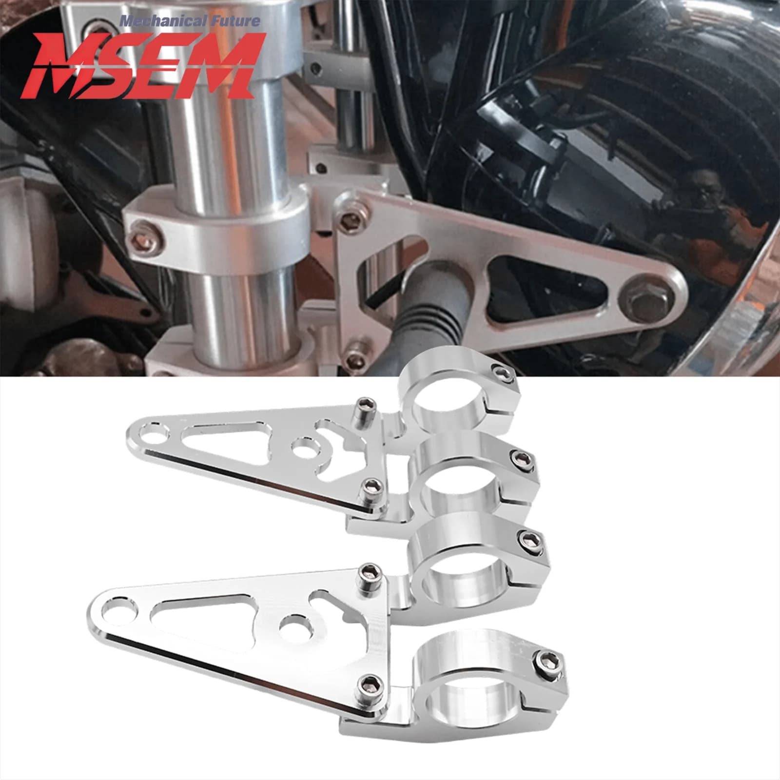 Supporti Universali in Alluminio CNC per Faro da 30MM per Moto Honda Z50 Z50A Z50J Z50R Monkey Bike