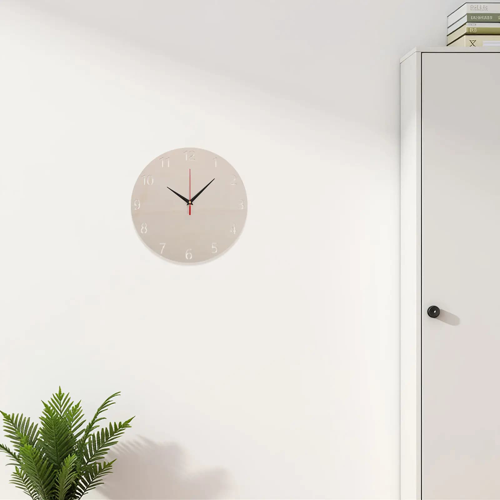 2 Set Pannelli Orologio in Legno Grezzo Rotondi da 30 cm, Quadrante Fai-da-te per Pittura e Artigianato, Lancette di Ricambio, Arte Murale Rustica