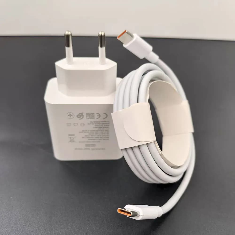 66W Dual Port Fast Charger USB‑A+C Super Quick Charging Adapter For Honor 500 400 300 200 100 90 Magic 8 7 6 5 Pro V6 V5 V3 Vs3