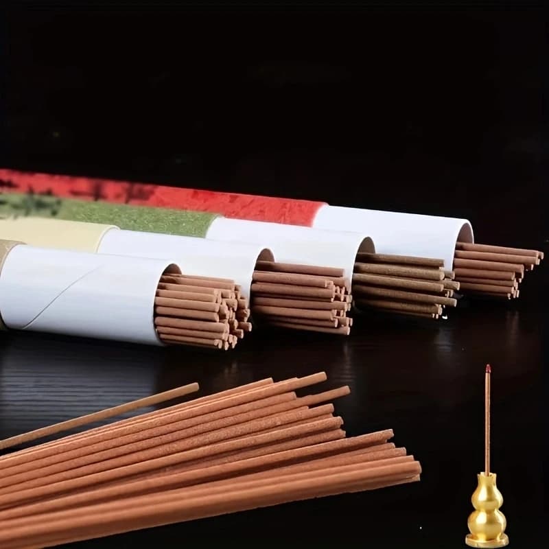 40 Pieces Natural Incense Sticks at the Sandal for Home, Blessing and Prayer Ceremonies, Incense for Buddha