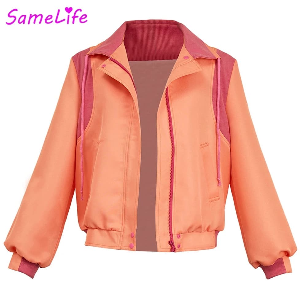 S5 Holly Wheeler Cosplay Fantasy Giacca arancione 2025 TV ST 5 Costume Travestimento Halloween Donne adulte Gioco di ruolo Abiti da festa