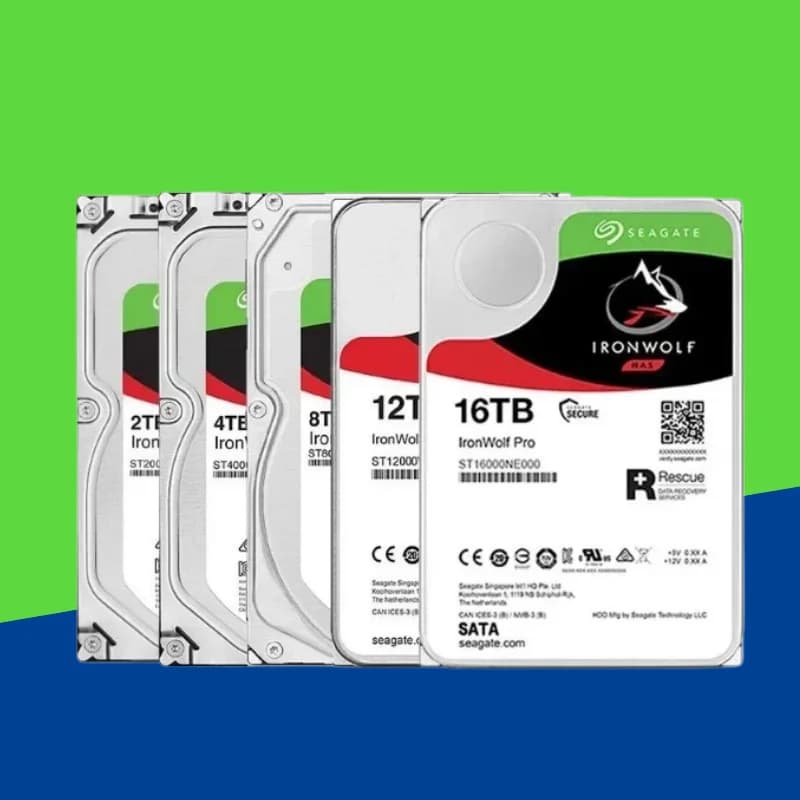 FOR New Seagate IronWolf 3.5" SATA3 NAS Hard Drive 4TB 6TB 8TB 10TB 14TB 16TB 7200RPM 6GB/s Internal Storage HDD
