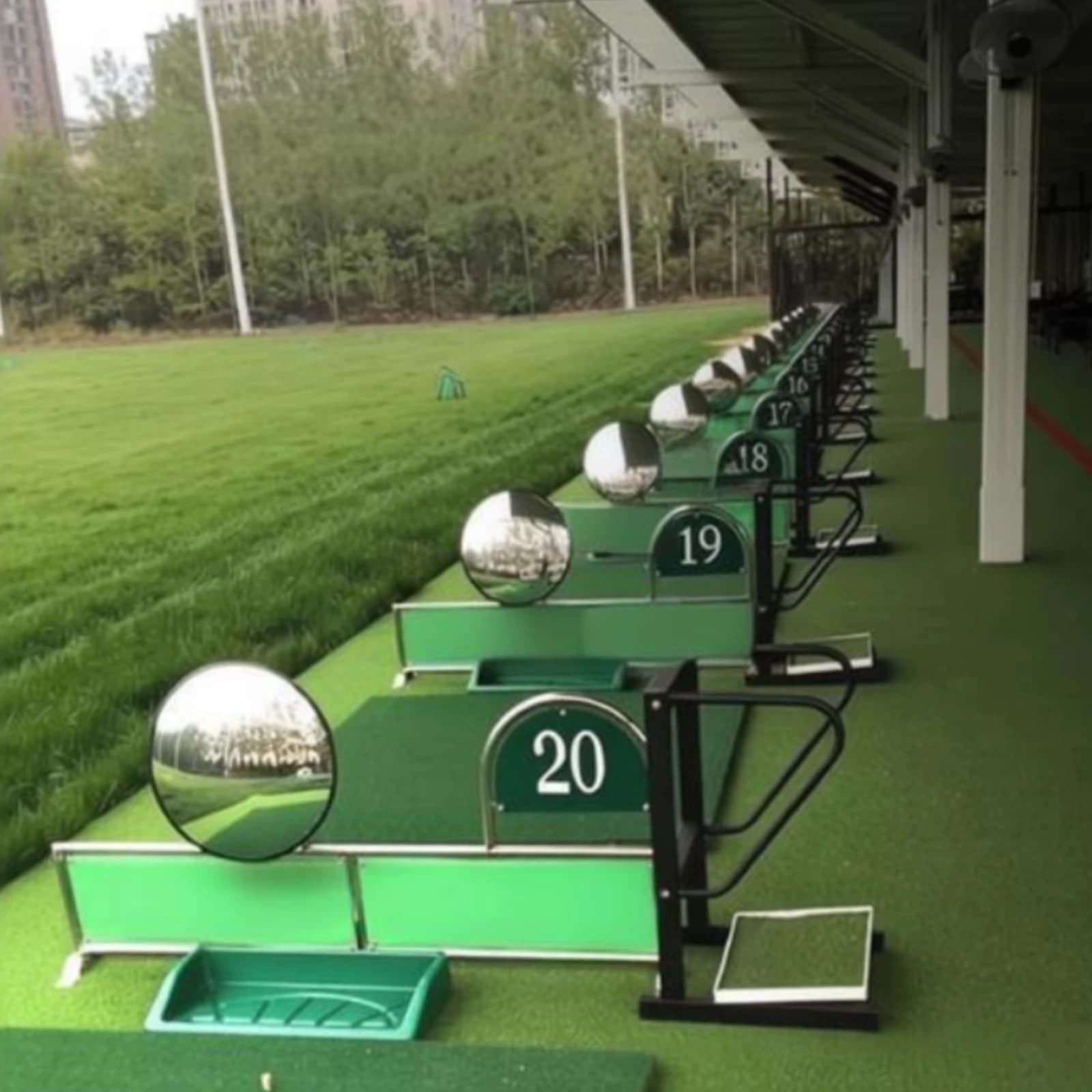 100 Pieces ABS Golf Tee Box Lightweight Golf Tee Box for Driving Range