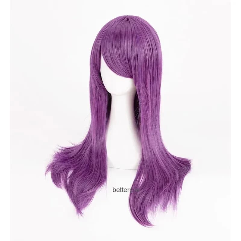 c'3,f\6;h'Anime Wig 60cm Long Purple Wigs Heat Resistant Synthetic Hair Kamishiro Rize Cosplay 7;b'9.j/2\