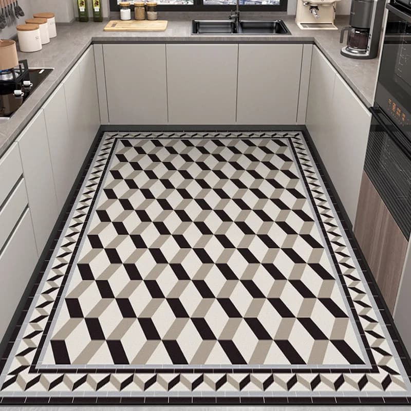 Tappetino da cucina Impermeabile antiscivolo A prova di olio Diatomea Fango Lavabile Lavabile Morbido Tappeto Resistente allo sporco Tappeto da balcone Alfombr
