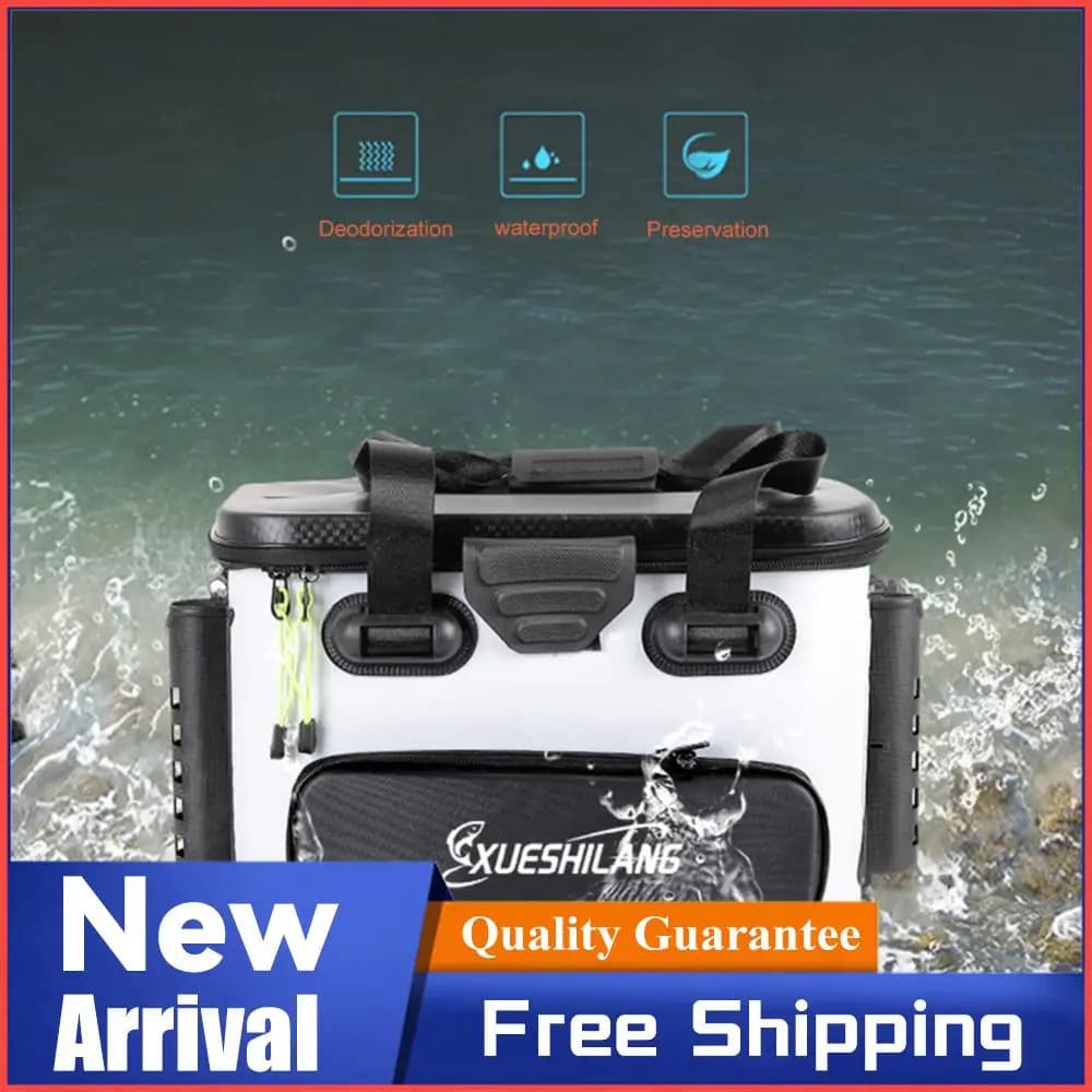 Multifunctional EVA Fishing Box, Portable Container for Ami and Beads with Design Sticker and Handle for Fishing Equipment