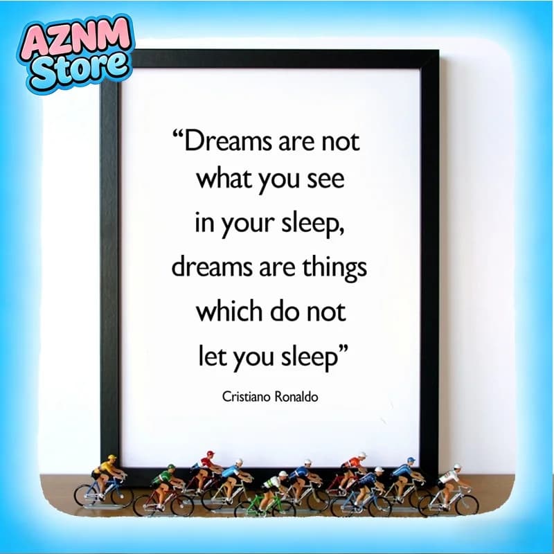 2026 Cristiano Ronaldo Quote Poster Soccer Canvas Printing Football Wall Art Decor