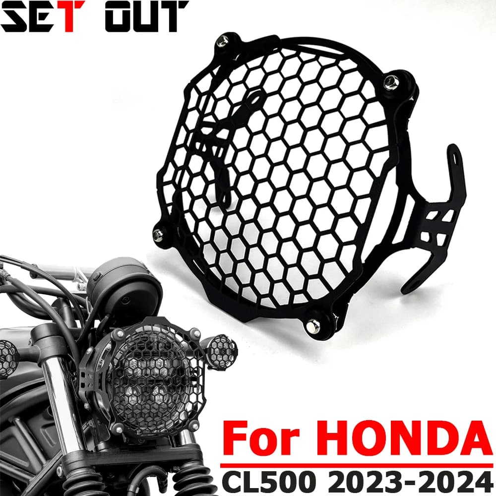 Per Honda NUOVO CL500 2023 2024 cl500 23-24 Accessori Moto Faro Anteriore Griglia di Protezione Parti Decorative Faro guardie