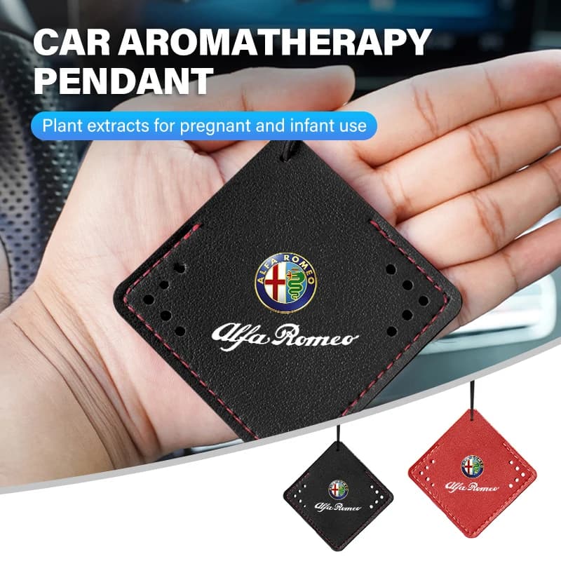2026 Wall decal Hot Deodorant for Auto Aromatherapy Piece hanging Pendant Per Alfa Romeo Giulia 147 Mito 156 159 166 GT Stel