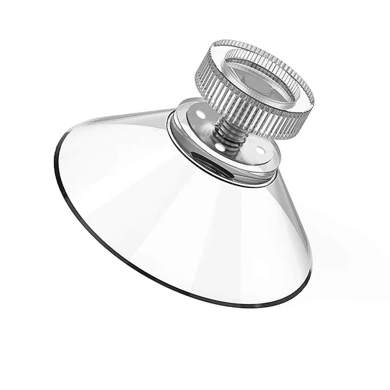 Ganci a ventosa con dado a vite Cuscinetti a ventosa trasparenti da 40 mm Supporto a ventosa adesivo forte per porta a muro del bagno in vetro dell'auto