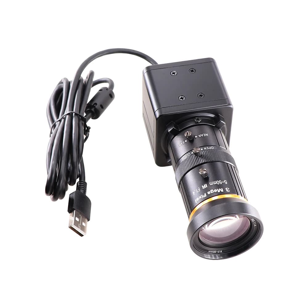 Star Light CS Varifocal 5-50mm IMX291 Full HD 1080P 2MP H.264 Webcam UVC USB per Android Linux Windows Mac
