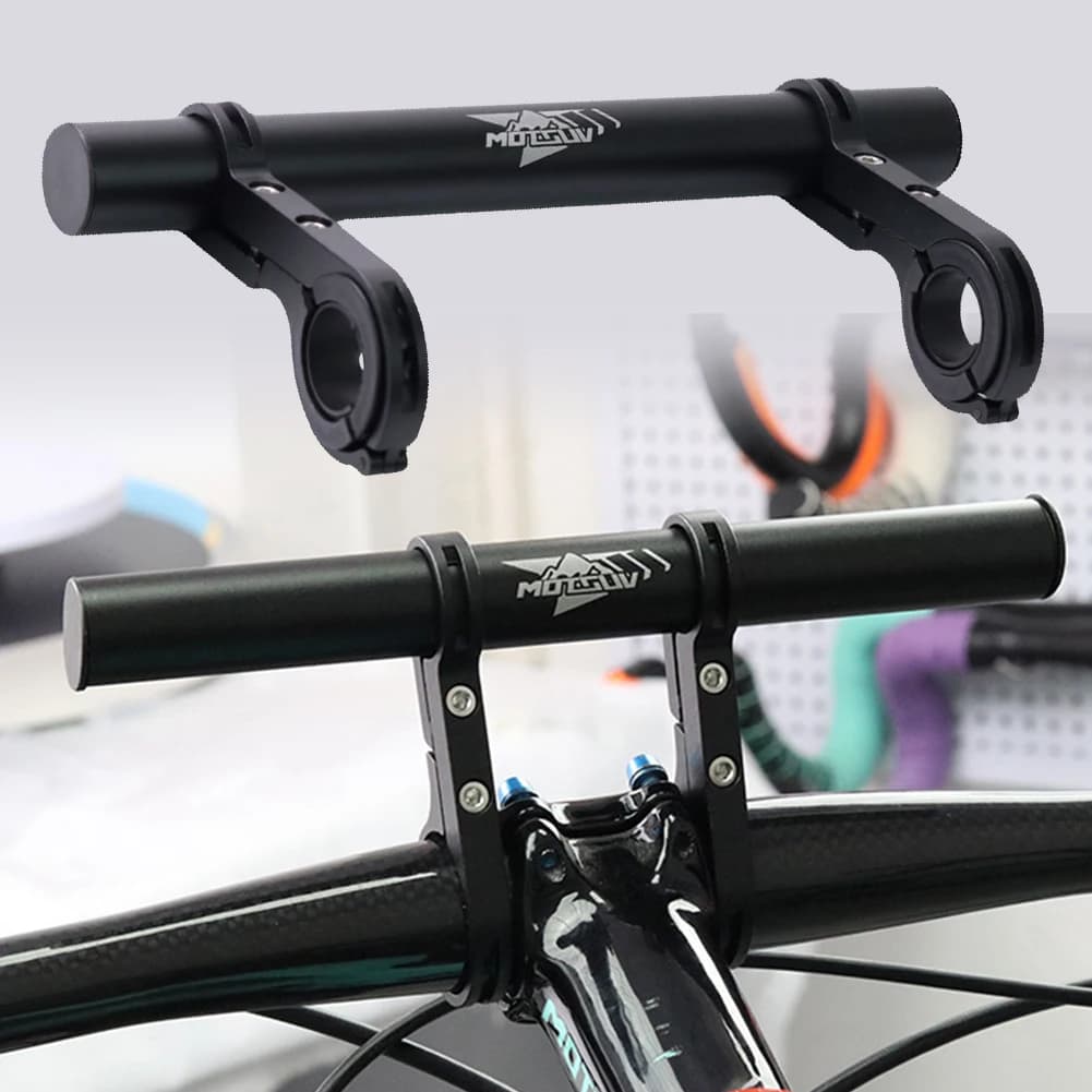 Supporto per Computer da Bicicletta 10/20/30cm in Lega di Alluminio, Supporto Impermeabile per Luce Anteriore MTB e Bici da Strada