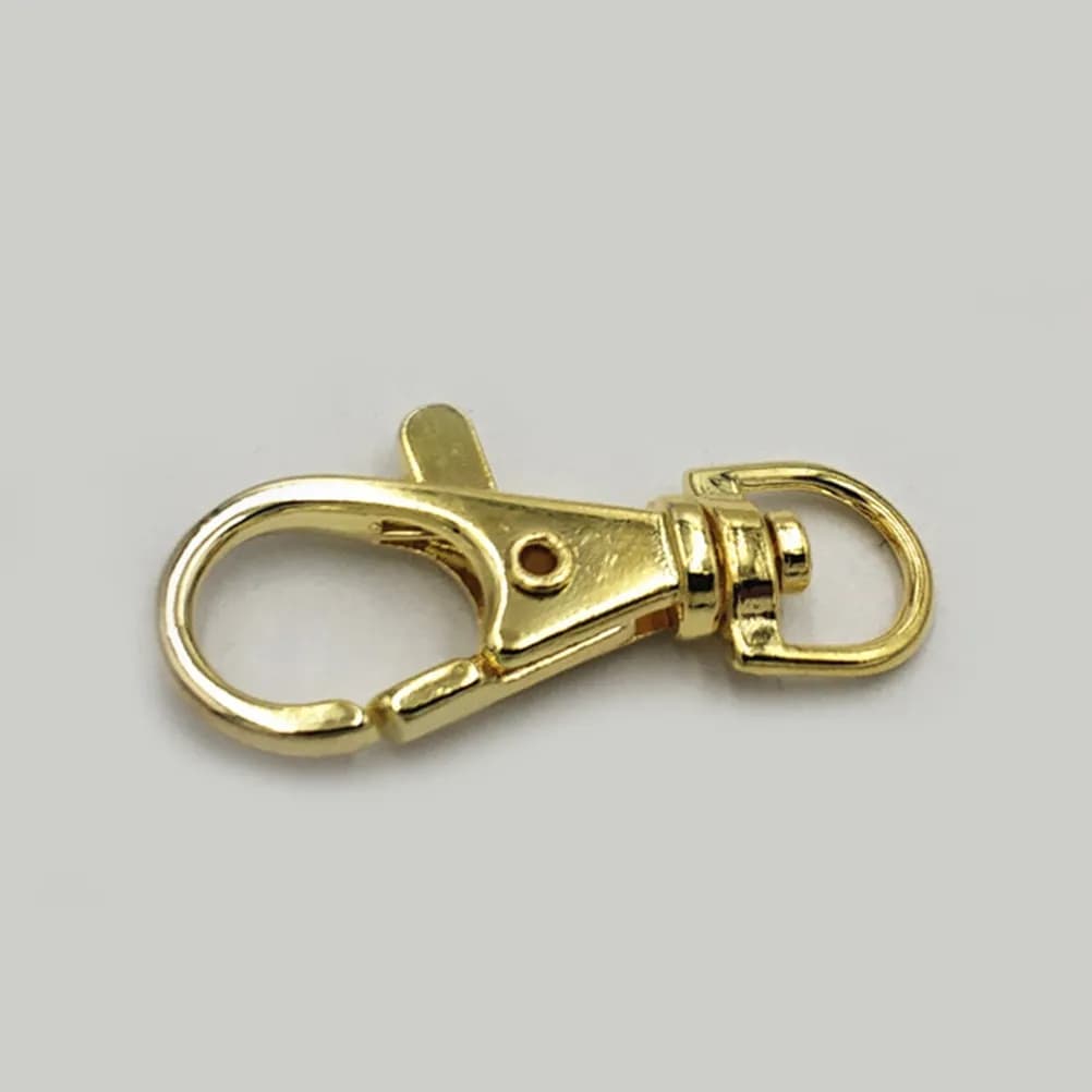 30Pcs 38Mm Lobster Clasp Keychain Rings Metal Jewelry Findings Kit for Homemade Jewelry Making DIY Bracelet Necklace Crafting