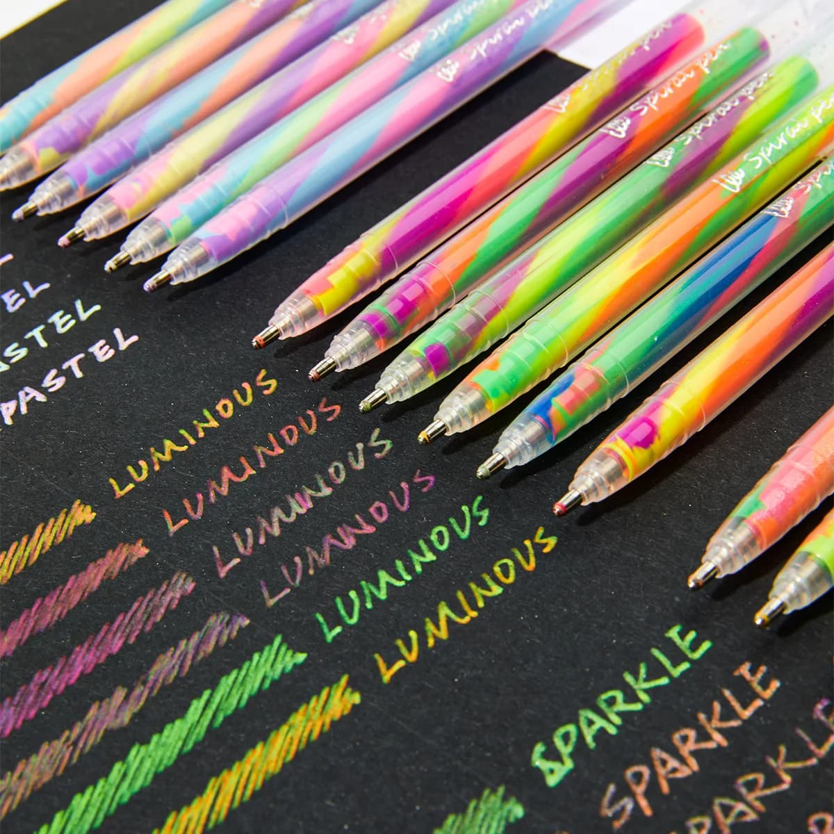 Confezione da 6/18 penne gel magiche per miscelazione di 3 colori Set di penne a sfera che cambiano colore Kawaii per libri da colorare per adulti, album di scarabocchi