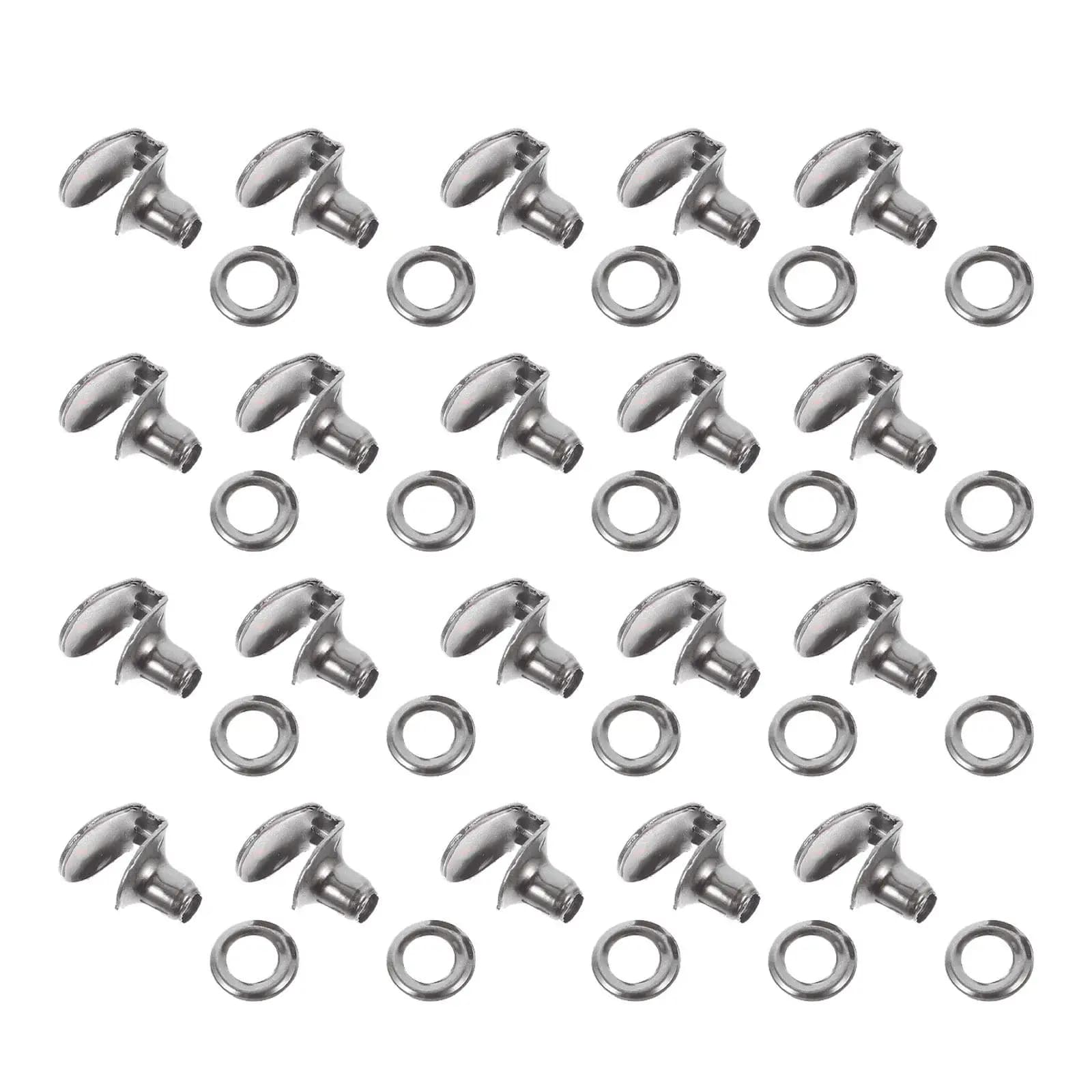20 Pezzi Ganci Decorativi per Lacci, Fibbie in Ottone per Scarpe, Accessori Fai-da-te per Fissaggio Lacci Stivali, Forniture Metalliche per Riparazione Sneaker e Scarpe da Trekking