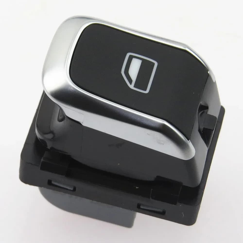 SCJYRXS Pulsante interruttore regolatore finestrino laterale elettrico passeggero cromato 4GD 959855 per Audi A6 S6 A7 A8 Q3 C7 8KD 959 855 A
