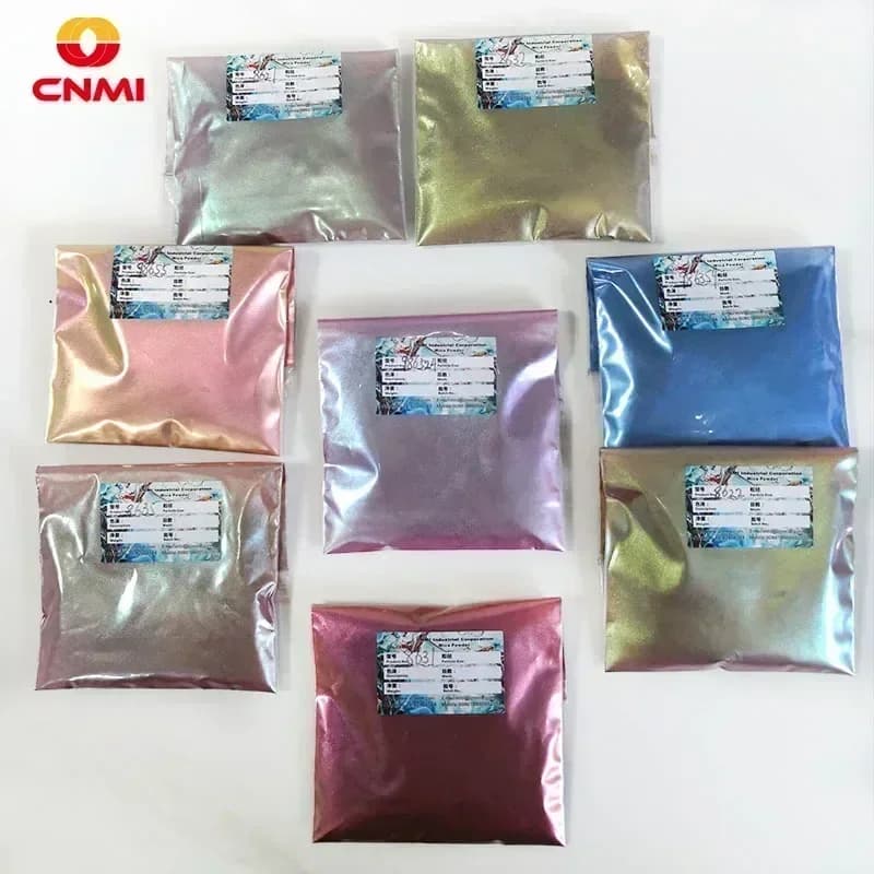 50g Iridescent Polarized Chameleon Artistic Nails Aurora Mica Pigment Powder Perlescent Powder For Make-up Umbrella Manicure Powder