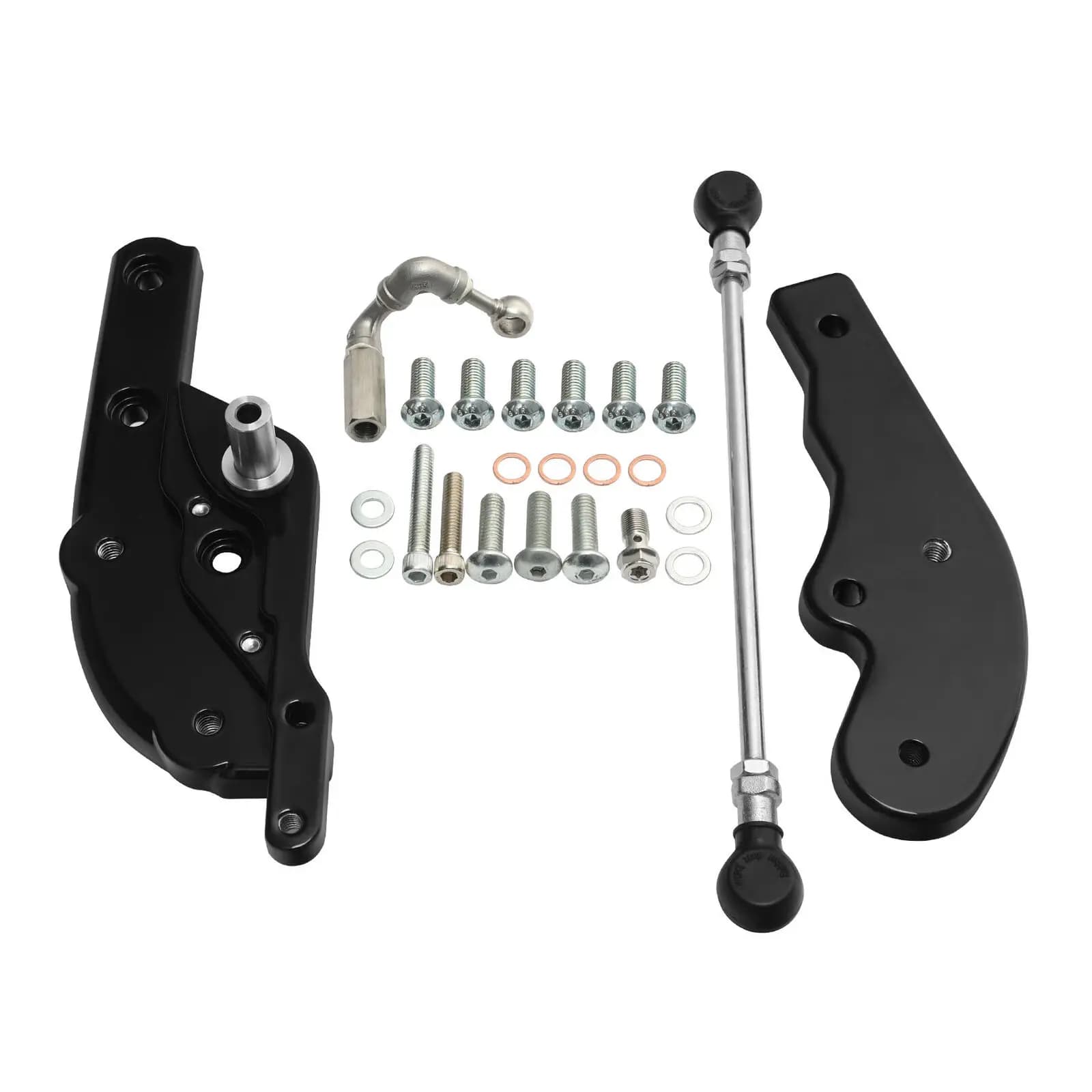 Nero Extended Reach Forward Control Kit per Harley Breakout FXBR/FXBRS Sport Glide FLSB Fat Bob FXFB/FXFBS 2018-2024 2021 2019
