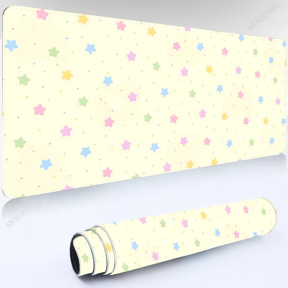 Laptop Office Mausepad Yellow Anime Mouse Mats tappetino da gioco Pad sul tavolo accessori per giocatori tappeto da tavolo artistico tappetino da scrivania tappetino per Mouse