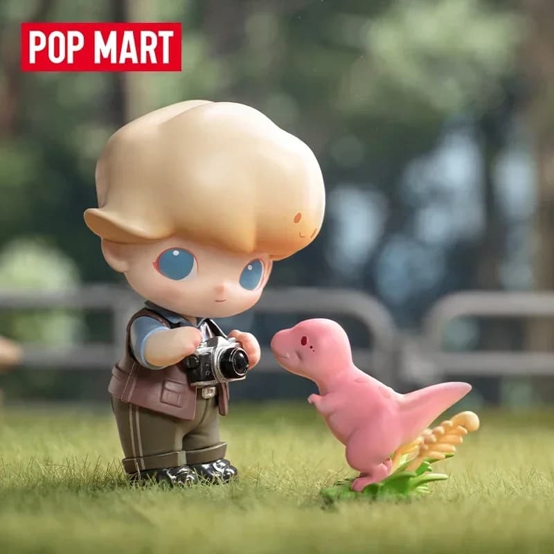 POP MART DIMOO Jurassic World Series Blind Box Toys Kawaii Anime Action Figure Caixa Caja Surprise Mystery Box Bambole Ragazze Regalo