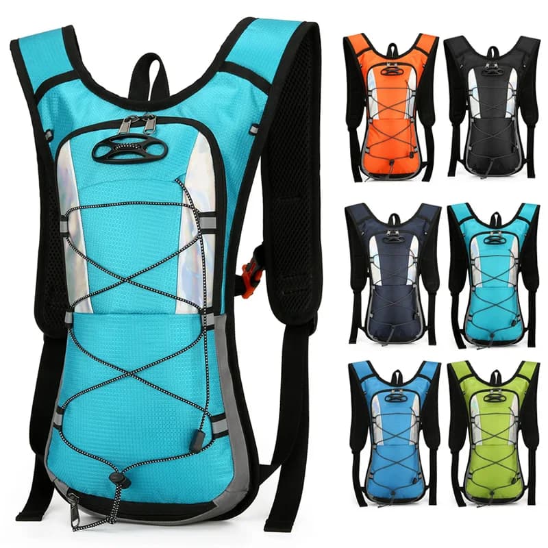 Zaino da Ciclismo 12L, Borsa per Bicicletta, Zaino per Sport all'Aperto, Arrampicata, Escursionismo, MTB, Bici da Strada, Zaino con Sistema di Idratazione