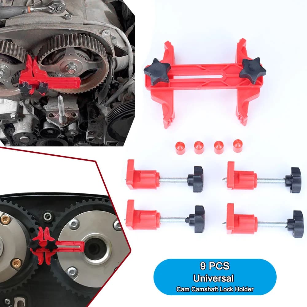 Universal Timing Locking Tool Kit Cam Lock Tool Camshaft Sprocket Clamp Kit Camshaft Gear Holder Dual Cam Clamp