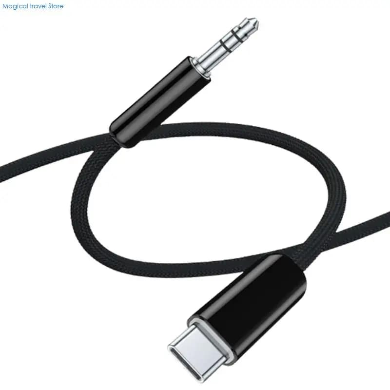 collegamento del cavo adattatore per cuffie da USB C a 3,5 a lunghezza intera da 76HD 1,2 m perfetta per giochi e