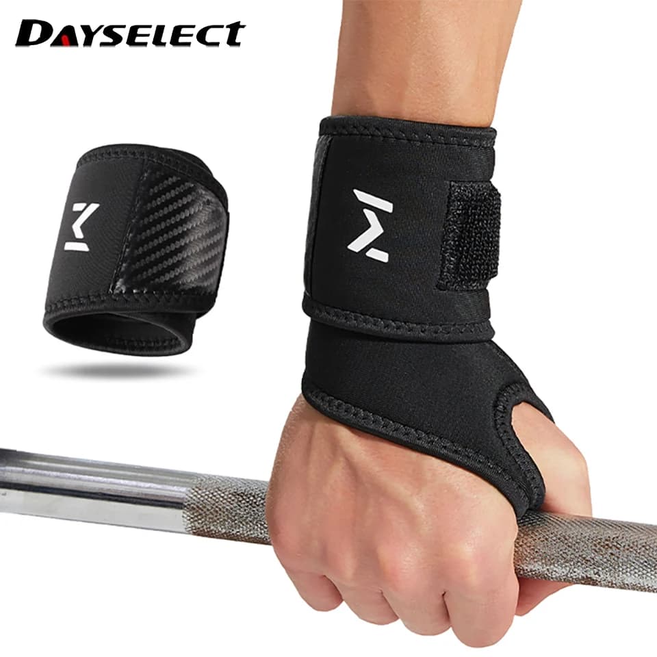 Tutore per polso fitness Fasce per tendine di supporto Maniche avvolgenti Compressione Tutore per polso Panca Pressa Pushup Allenamento per la forza