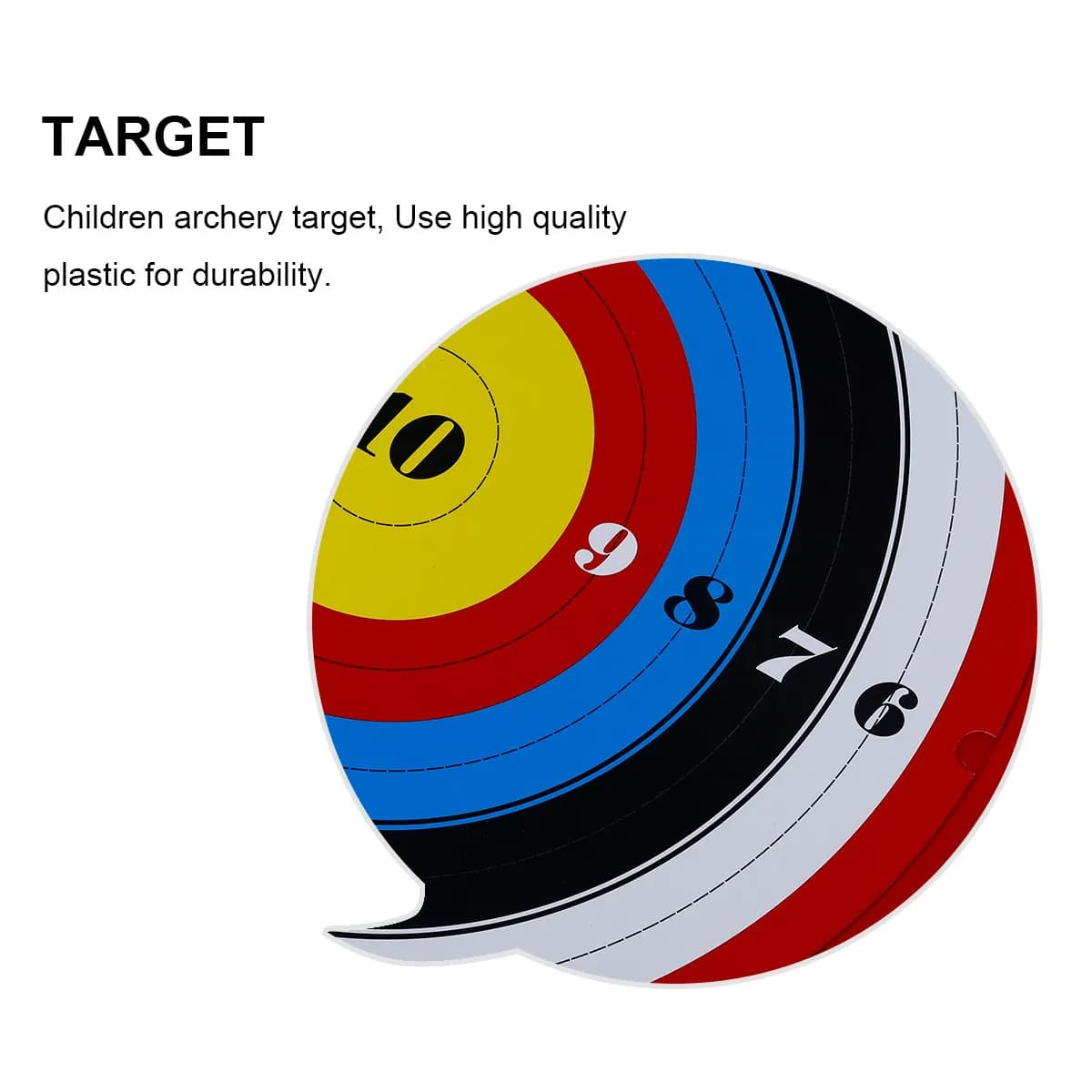 1Pcs Archery Equipment 41cm Round Plastic Target for Outdoor Home Bow Arrow Practice Skill Game Archery