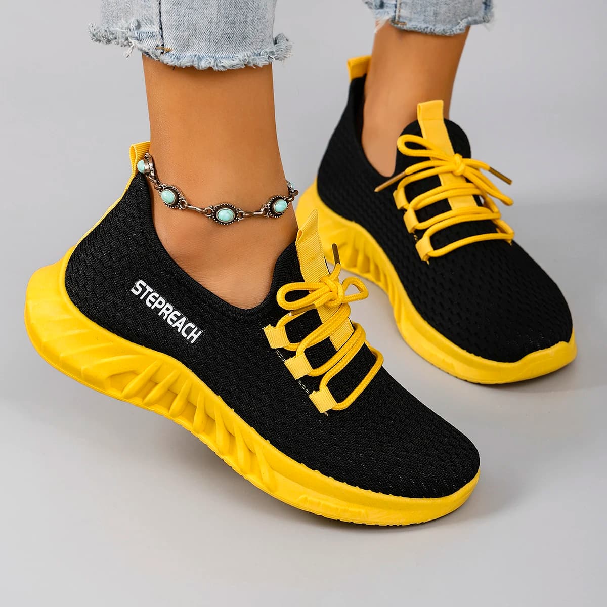 Scarpe basse estive in rete traspirante da donna, scarpe da donna, scarpe da ginnastica casual, spedizione gratuita