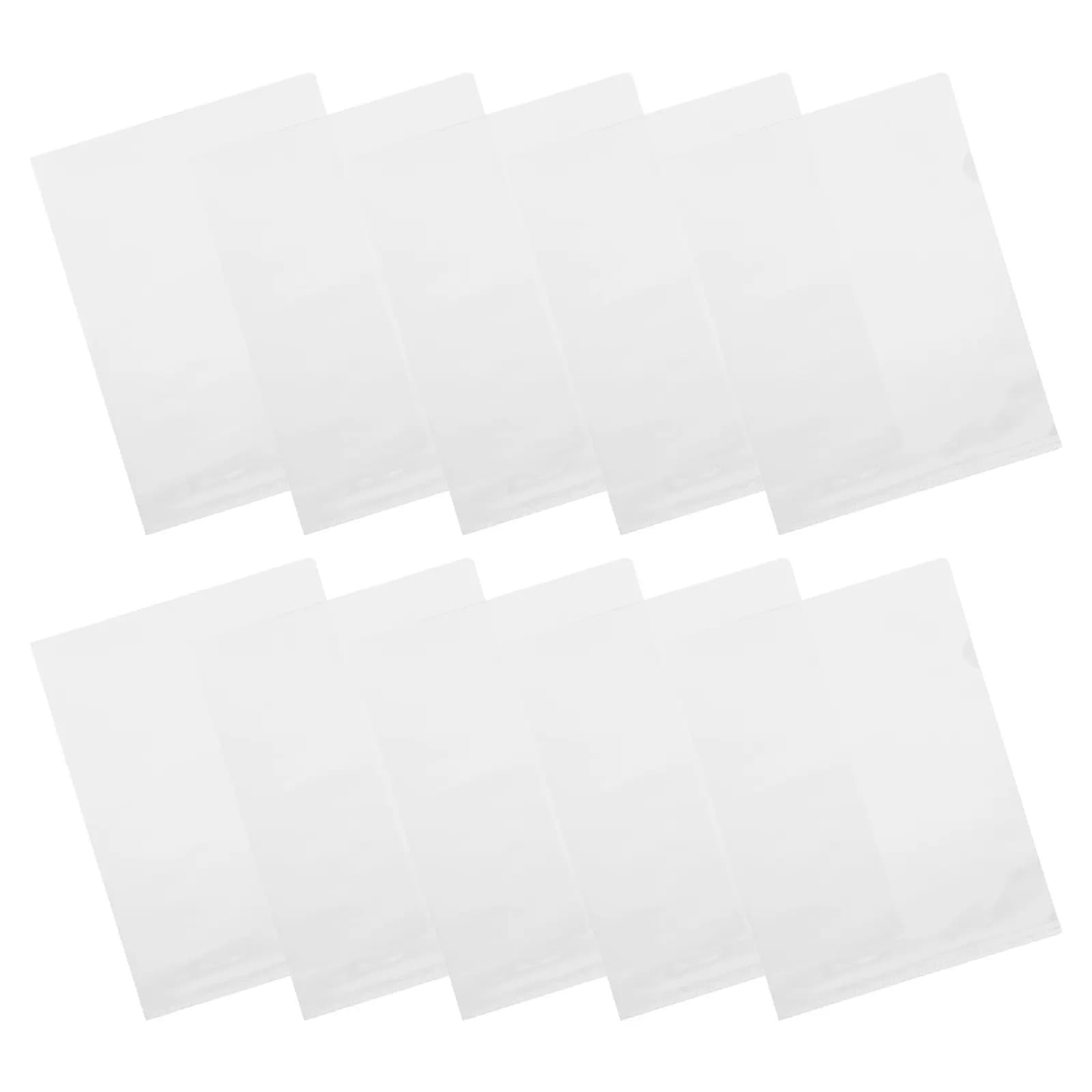 20 Pezzi Buste Trasparenti per Documenti, Coperture Protettive, Porta Documenti Trasparenti, Organizzatore per Archiviazione Carta, Ufficio e Studio