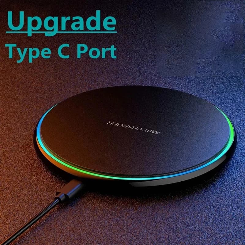 Caricatore Wireless per iPhone 17 15 14 13 12 X Pro Max, Base di Ricarica Rapida a Induzione per Samsung S23 S22 Xiaomi Huawei