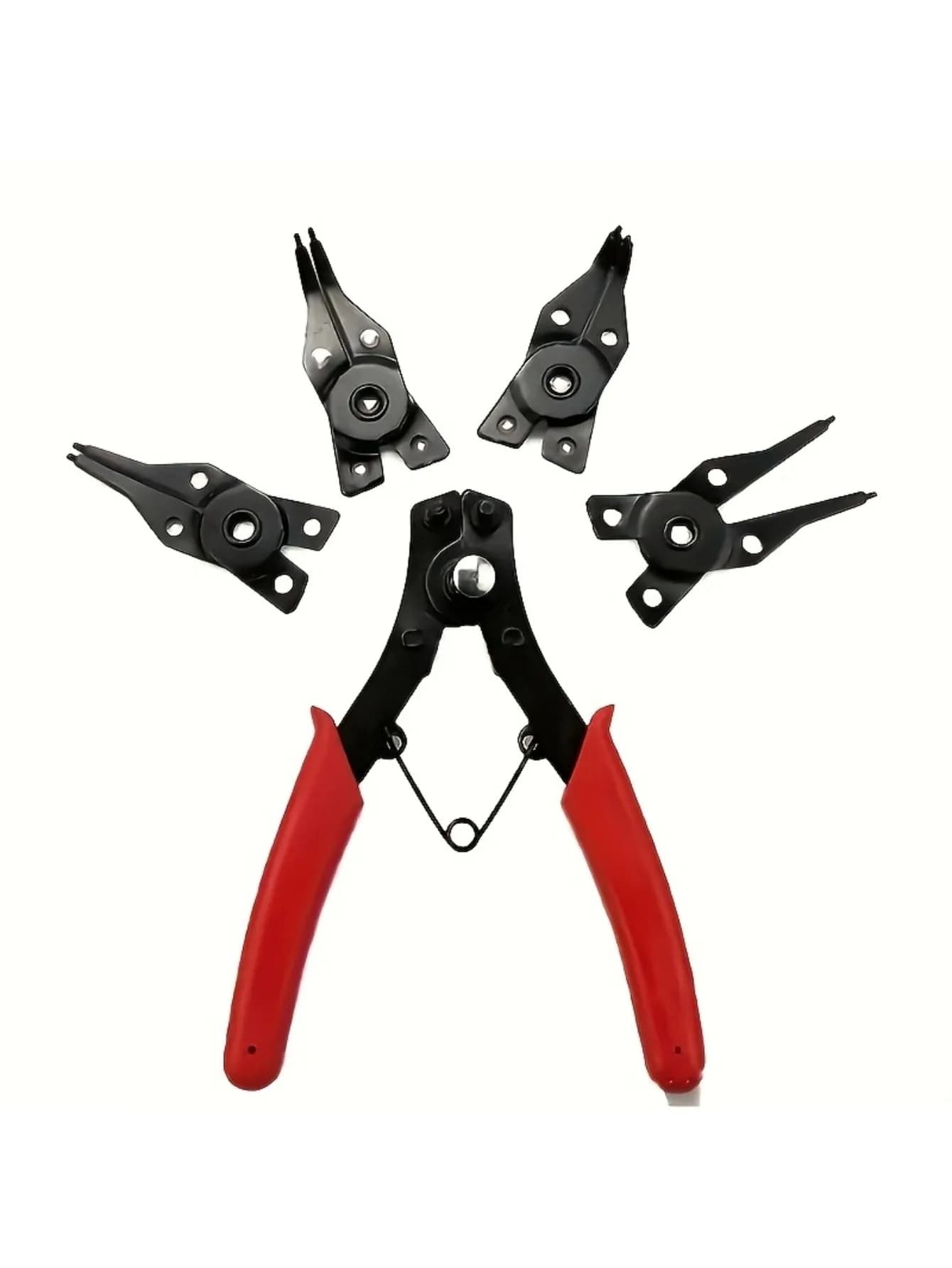 Elastic rings pliers set 4 in 1 Balls for shell rings Detachable multifunction crimping pliers Elastic rings pliers for head Manual multi tool