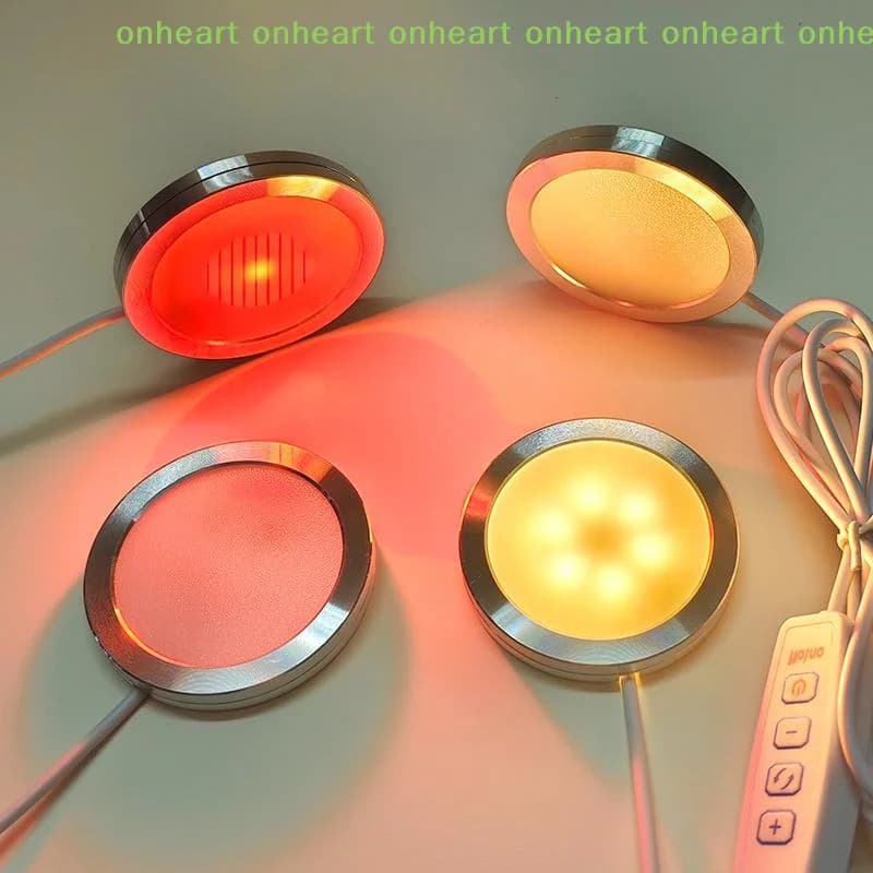 Lampada USB Circolare Ultra-sottile in Lega di Alluminio 5V, Accessori per Stampante 3D, Componenti LED, Modello Fai-da-Te, Luce Bianca Calda/Multicolore