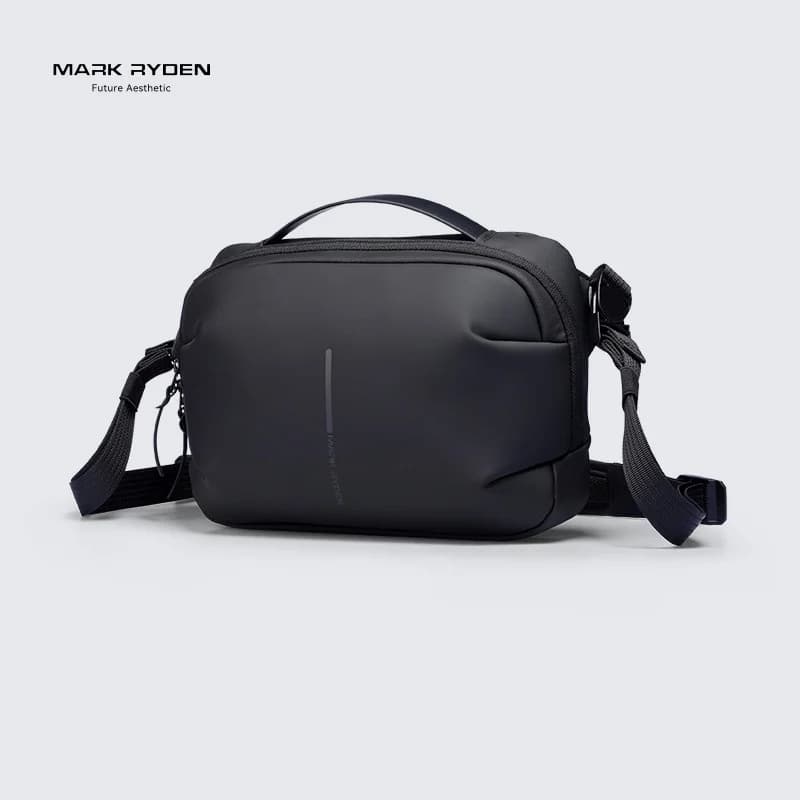 Mark Ryden Borsa a tracolla a tracolla in pelle PU impermeabile adatta per tablet da 10 pollici per uomini e donne, viaggi, pendolari, uso quotidiano