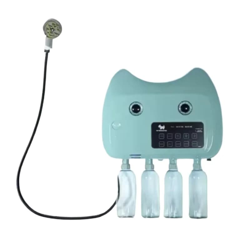 Macchina automatica per bagnoschiuma SPA per cani e gatti | Shampoo miscelatore nanomivelo, schiuma completamente agitata, corpo in gomma e plastica