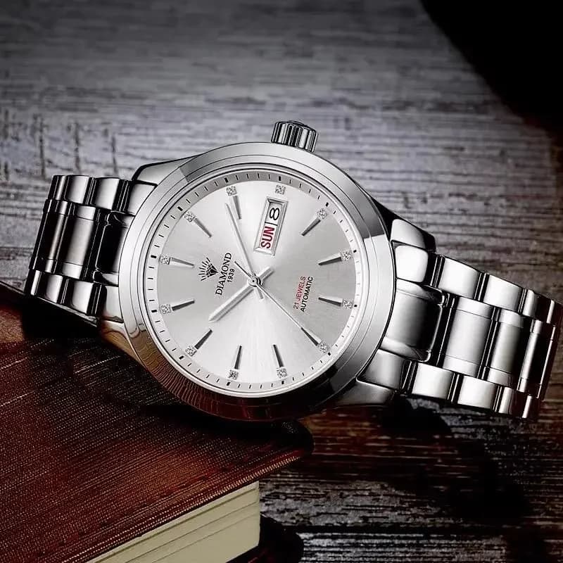 Time Islan Shanghai Diamond Watch Men's Fully Automatic Mechanical Watch Sapphire Large Dial Calendar Week Official Genuine